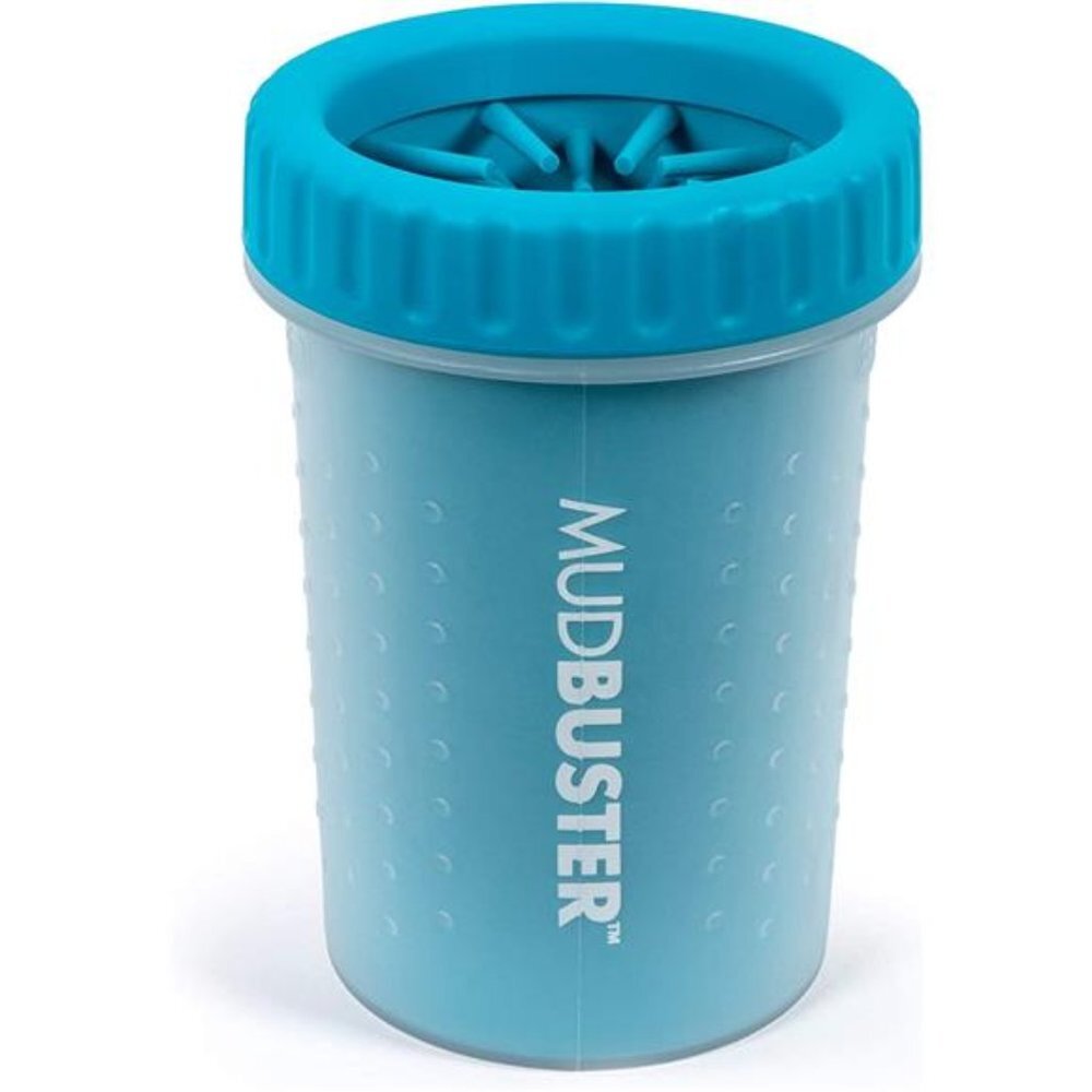 MudBuster Portable Dog Paw Cleaner, Medium, Blue